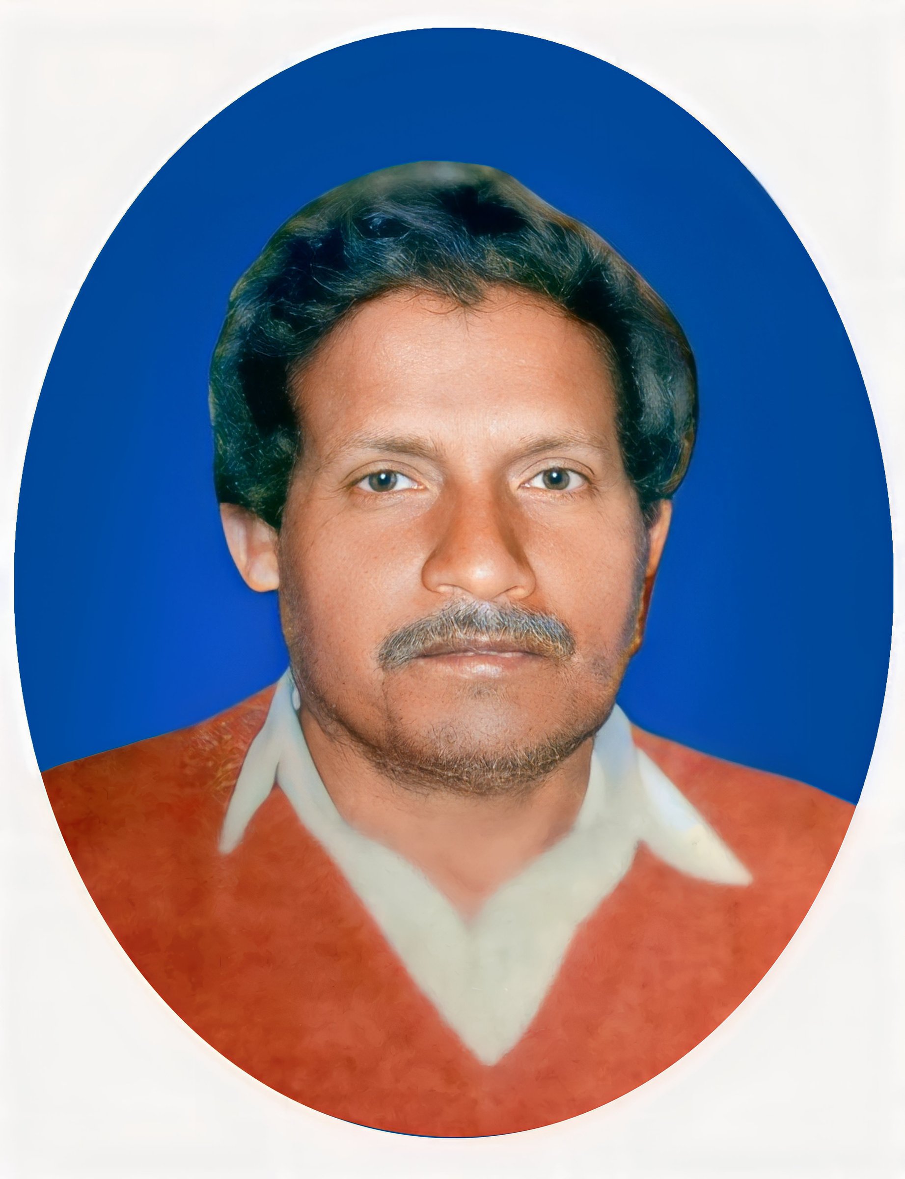 Portrait of Late Shri Gopal ji, founder of Gopal ji Mahavidyalaya, Reoti